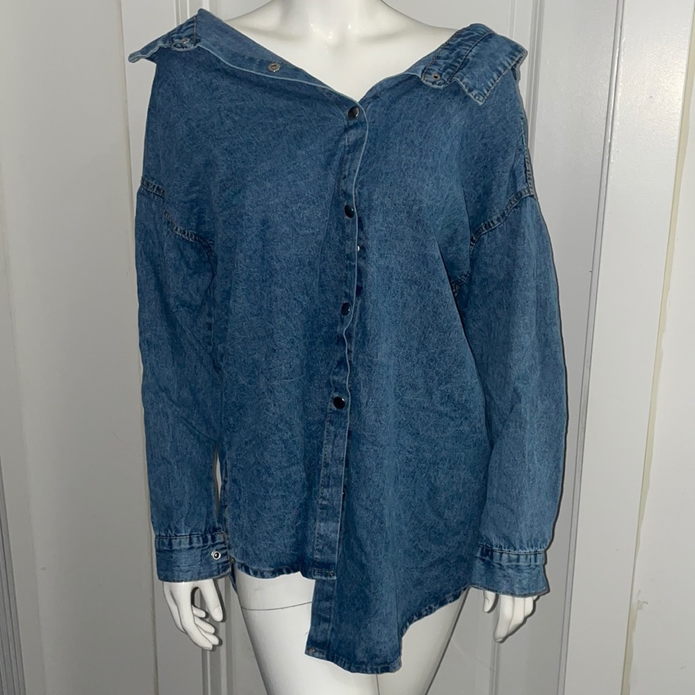 Denim top